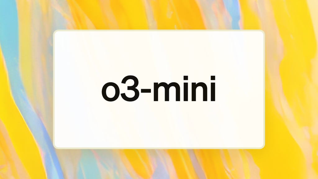 o3-mini